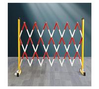 Barrière de Circulation rétractable, clôture de sécurité Mobile, Enceinte métallique Extensible, idéale pour Les travaux Routiers et la Protection des abords de Piscine (