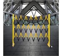 Barrière de Circulation rétractable - Sécurité extérieure, contrôle des foules en métal rétractable, Rouge 1,2 x 7 mètres, Solution Flexible pour événements et sécurité publique