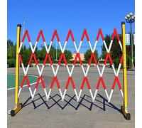 Barrière de circulation routière, barrières de sécurité rétractables en plastique, jaune durable, 1,2 x 4 m, barrières de chantier pour le contrôle des foules et la gestion du trafic