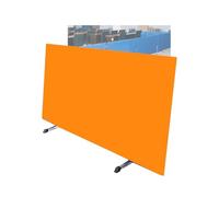 Barrière De Compétition Épissable for Stades Et Écoles, Bloc Déflecteur Léger for Terrains Sport, for Une Prise en Main Plus Rapide Facile(Orange,140x75cm/1pieces)