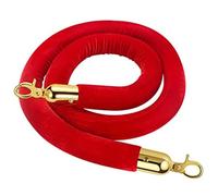 Barrière de contrôle de foule - Corde de contrôle de foule - Corde de contrôle de la foule - Cordon de protection - Petite corde en métal décorative réutilisable pour décoration sur le thème du tapis