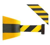 Barrière de contrôle de foule murale rétractable - Ceinture extensible, gestion des files d'attente, parfaite pour les aires de jeux, les parcs, les événements et les lieux d'accueil