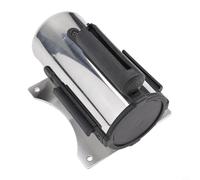 Barrière de contrôle de foule rétractable avec boîtier en acier inoxydable pour une gestion efficace des files d'attente (noir, 2 m)