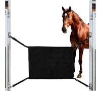 Barrière de décrochage de cheval | Protection d'allée pour cheval - Sangles réglables - Cadre de porte pour pâturage stable, centres équestres, lieux de spectacle d'équitation, installations