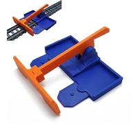 Barrière de démarrage sur piste, 15 x 15 x 5 cm, double pince stable, support de table, lancement de course équitable, compatible avec Hot Wheel Track en plastique pour jeux d'enfants