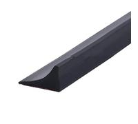 Barriere de Douche Bande De Retenue D'eau En Silicone For Salle Bain, Bloqueur Douche, Barrière Contre Les Inondations, Séparation Sèche Et Humide pour Cabine de Douche(Black,120cm 130)