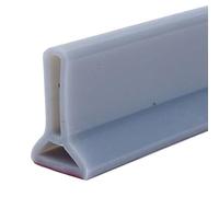 Barriere de Douche Barrière De Stoppeur D'eau En Silicone For Salle Bain, Hauteur 50mm, Antidérapante, Séparation Sèche Et Humide, Bande Pliable pour Cabine de Douche(Gray,120cm)