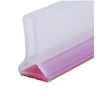 Barriere de Douche Barrière De Stoppeur D'eau En Silicone For Salle Bain, Hauteur 50mm, Antidérapante, Séparation Sèche Et Humide, Bande Pliable pour Cabine de Douche(Transparent,80cm)