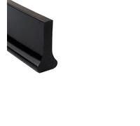 Barriere de Douche Barrière d'eau de salle bain en silicone 50/100/200/300 cm, barrière sol pliable et antidérapante for séparation sèche humide pour Cabine de Douche(Black,0.5m)