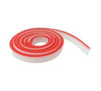 Barrière de douche en caoutchouc et silicone, 30 mm de hauteur, bande d'étanchéité pliable pour douche sans courbes, salle de bain, cuisine, transparent, 100 cm