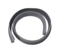 Barrière de douche en silicone pour douche sans courbes, joint étanche pliable de 100 à 300 cm, pour salle de bain et cuisine, hauteur de 30 mm, transparent/gris (gris, 1 m)