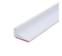 Barrière de Douche Pliable, 2M Barriere de Douche Silicone, Joint Porte Douche, Bande Imperméable Pliable, Seuil De Douche, Barrière Anti-Inondation Pour Sol de Salle de Bain (Blanc)