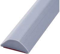 Barrière de Douche Pliable et Système de Rétention, Barrage D'eau de Salle de Bain Barrière de Douche pour Bande Imperméable Pliable de Silicone et Maintient L'eau à L'intérieur du Seuil (100cm,Gris)