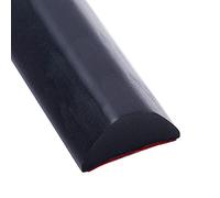 Barrière de Douche Pliable,joint Porte Douche,garde D'eau de Douche pliable,seuil de Butée D'eau de Douche Pour Cabine de Douche,convient pour la Cuisine et la Salle de Bain,Noir,1M
