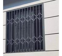 Barrière de fenêtre rétractable anti-effraction avec serrure, grille de sécurité robuste pour une protection facile et rapide de la maison