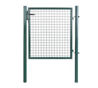 BARRIERE DE JARDIN, PORTILLON DE JARDIN 100100CM VERT, PORTE DE JARDIN, PORT...