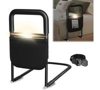 Barriere de Lit Adulte: Aide pour se Lever du lit Personnes âgées Handrails Barrière Potence de Lit - Barre Poignées de Lit d'appui de à Hauteur Réglable Lumières LED pour la Sécurité et Stabilité
