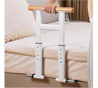 Barrière de lit - Canne d'aide au lit réglable pour personnes âgées, balustrade compacte pour la maison et l'hôpital, design stable qui s'adapte à n'importe quel lit