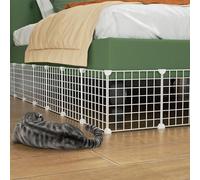 Barrière de lit de grande taille, bloqueur de jouets pour animaux de compagnie, simplifie les tâches ménagères, convient à différents cadres de lit et styles de meubles