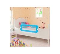 Barrière de lit de sécurité pour tout petits 2pcs Bleu 102x42cm