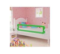 vidaXL 2X Barrière de Lit de Sécurité Tout-Petits Vert Système de Protection