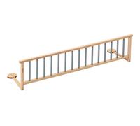 Barrière de lit en bois Audrey hybride bleu gris 127 cm