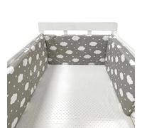 Barriere de Lit Enfant, 200 cm Barrière de Sécurité de Enfant Lit avec Une Sangle pour Attacher, Bedding Maternelle Voyage pour la Chambre à Coucher et la Maison (A)