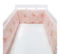 Barriere de Lit Enfant, 200 cm Barrière de Sécurité de Enfant Lit avec Une Sangle pour Attacher, Bedding Maternelle Voyage pour la Chambre à Coucher et la Maison (F)