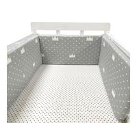 Barriere de Lit Enfant, 200 cm Barrière de Sécurité de Enfant Lit avec Une Sangle pour Attacher, Bedding Maternelle Voyage pour la Chambre à Coucher et la Maison (E)