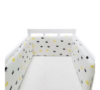 Barriere de Lit Enfant, 200 cm Barrière de Sécurité de Enfant Lit avec Une Sangle pour Attacher, Bedding Maternelle Voyage pour la Chambre à Coucher et la Maison (I)