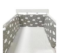 Barriere de Lit Enfant, 200 cm Barrière de Sécurité de Enfant Lit avec Une Sangle pour Attacher, Bedding Maternelle Voyage pour la Chambre à Coucher et la Maison (X)