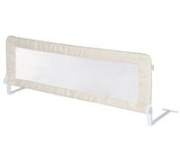 Barrière de lit enfant et bébé klipp-klapp antichute et pliable beige - 100 cm 70X140