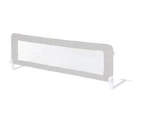 Barrière de Lit Enfant ROBA - Pliable et Antichute - 150 cm - Gris/Blanc
