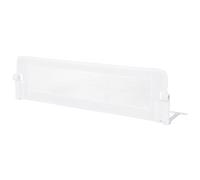 Barrière de Lit Enfants COSTWAY-Pliable-L 152 x H 42 cm-Sangle de Sécurité Réglable-Protection contre les chutes-Coton PP-Blanc