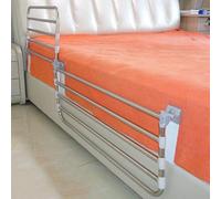 Barrière de lit pliable en acier inoxydable pour protection contre les chutes, garde-corps de lit pour personnes âgées, barre d'appui pour la sécurité du lit