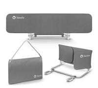 lionelo Lora XL Barrière de Sécurité 45 cm - 150 cm de Lit Enfant Rail de Lit, Réglage de l'inclinaison jusqu'à 180°, Barrière de Protection Bébé Pliable, Verrouillage StandSafe (Grey)