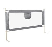 Barrière de Lit pour Bébé/Enfant, Protection Lit Enfant-Barrière Protection Lit Antichute-Grand Rails de lit pour Tout Petits pour Matelas Jumeaux, Double, Pleine Grandeur -2,0 m - Gris