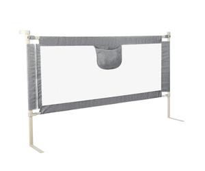 Barrière de Lit pour Bébé/Enfant, Protection Lit Enfant-Barrière Protection Lit Antichute-Grand Rails de lit pour Tout Petits pour Matelas Jumeaux, Double, Pleine Grandeur -2,0 m - Gris