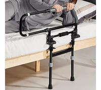 Barrière de lit pour Personnes Âgées Barre d'appui de sécurité et de stabilité au chevet du lit Canne de barre d'appui ajustable pour tous les lits pour les personnes âgées et les personnes handicapée