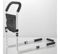 Barrière de lit pour personnes âgées et adultes - Rails de lit réglables pour personnes âgées et patients avec sac de rangement - Ajustement pour lits jumeaux/Queen/King Cali - Barre de support avec