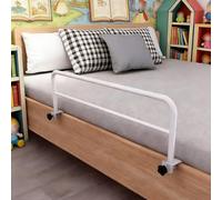 Barrière de lit pour personnes âgées, solides, à clipser, protection anti-chute en métal, pour femmes enceintes, handicapées, installation facile (120 x 30 cm)
