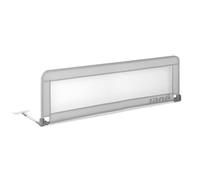 Barrière de Lit Rabattable 140 cm, Extra Haute, Maille Respirante, Sac de Transport Inclus, Gris