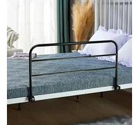 Barrière De Lit Réglable pour Personnes âgées, Barrières De Sécurité pour Lit Médical à Clipser, Barre D’Appui De Prévention des Chutes Au Chevet, Ba, Black, 80 x 40cm