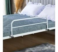 Barrière De Lit Réglable pour Personnes âgées, Barrières De Sécurité pour Lit Médical à Clipser, Barre D’Appui De Prévention des Chutes Au Chevet, Ba, White, 80 x 30cm