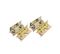 BarrièRe de Lit Support- Raccords de Rail de Lit - à Toute éPreuve Non-Mortaise - Lot de 4 (Vis Inclus)