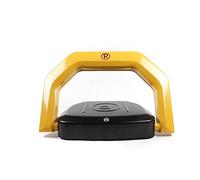 Barrière de parking automatique jaune - En acier - 180° - Anti-collision - Avec 2 télécommandes - Outil d'alarme