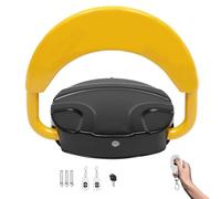 Barriere de Parking, Barriere Parking avec 2 télécommande, barrière de Parking Pliable, Arceau Parking électrique, Indice de Protection IP67, Anti-Collision à 180°, Panneau d'avertissement