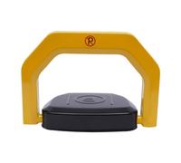 Barrière de parking pliable avec télécommande, garde-boue avant et arrière, protection anti-collision à 180°, télécommande de 30 m pour garages et parkings