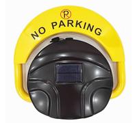 Barrière de Parking Rabattable Solaire, Contrôle à Distance 15m Verrou Télécommande, Système d'Alarme Intelligent Intégré Serrure de Stationnement, Bloque Parking Solaire