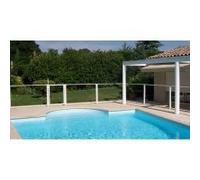 Barrière de piscine - Chalet & Jardin - 100 - Panneaux en polyméthhylméthacrylate - Blanc